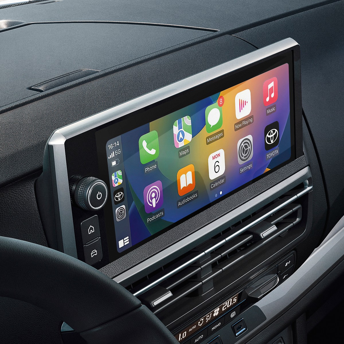 Apple CarPlay on the multimedia screen 